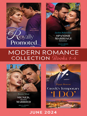 cover image of Modern Romance June 2024 Books 1-4